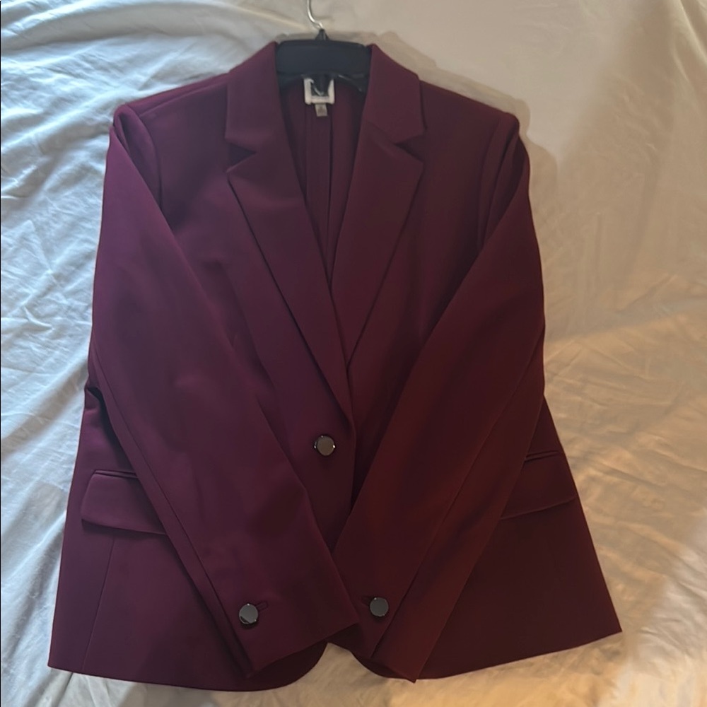 Anne Klein Burgundy Blazer